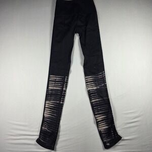 FP Movement Black Tie Dye Seamless Leggings Womens XS S High Rise Activewear